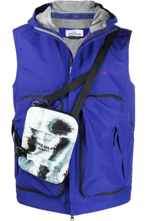 Stone Island Logo-embroidered hooded gilet
