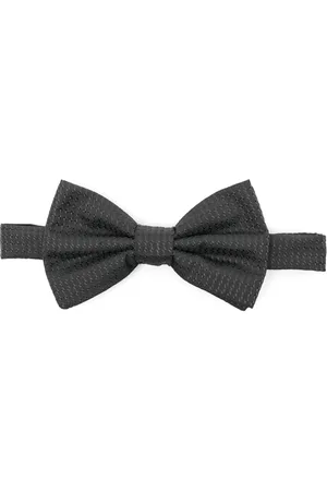 HUGO BOSS Monogram-jacquard bow tie