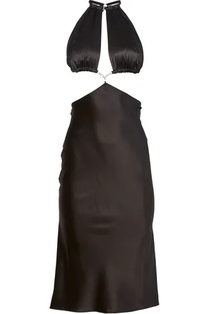 FLEUR DU MAL Crystal cut-out dress