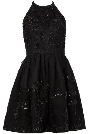 Oscar de la Renta Embellished backless dress