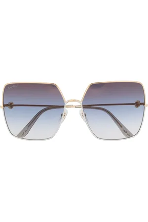 Cartier Oversized-frame gradient sunglasses