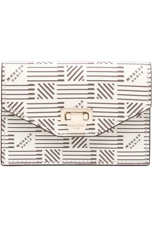 MOREAU Logo-print leather purse