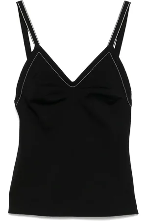 Carven Contrast-stitching top