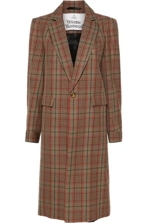 Vivienne Westwood Alien check-pattern coat
