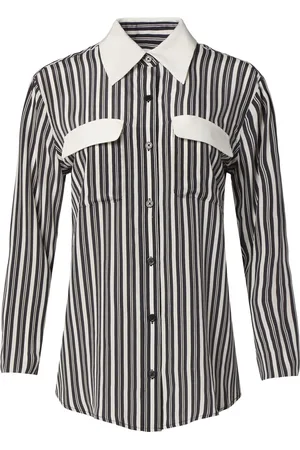 Equipment Striped silk shirt