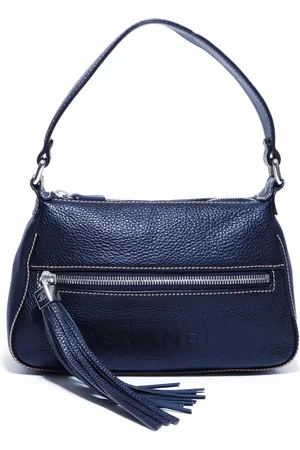 CHANEL 2003-2004 logo-debossed shoulder bag