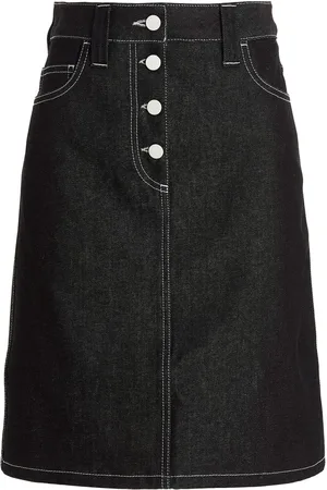 SUNNEI Denim midi skirt
