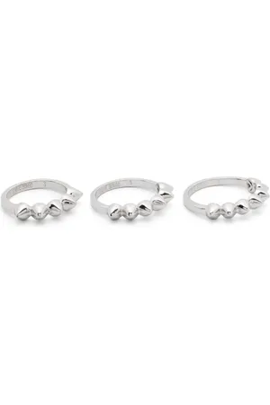Eddie Borgo Cone Eternity ring set