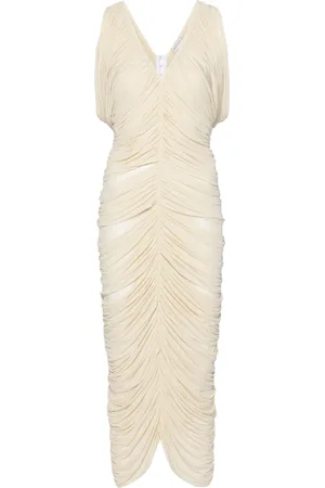 MAGDA BUTRYM Ruched midi dress
