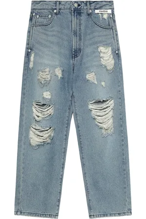 KIMHEKIM Ripped straight jeans