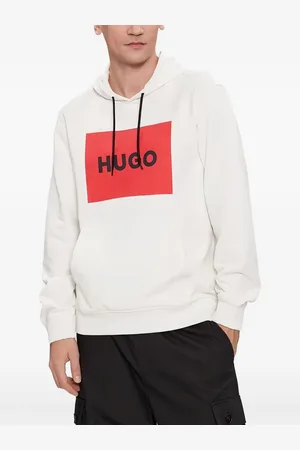 HUGO BOSS Logo-stamp hoodie