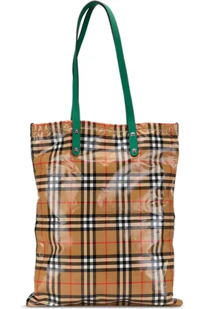 Burberry 20th Century House Check Coated Canvas tote bag