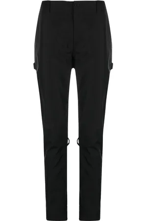 The Power for the People Zip-detail drop-crotch trousers