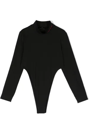 MONNALISA Logo-appliqué long-sleeve bodysuit