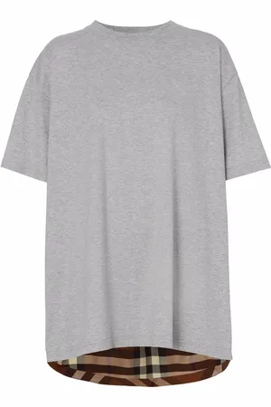 Burberry Check-panel T-shirt