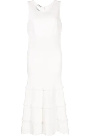 CHANEL Sleeveless knit midi dress