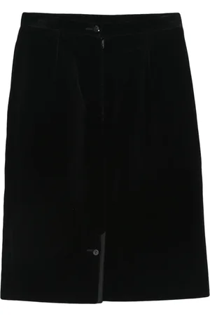 VALENTINO GARAVANI 1980s cotton pencil skirt