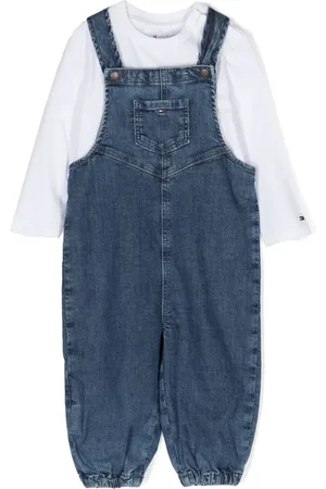 Tommy Hilfiger Denim dungarees and T-shirt set