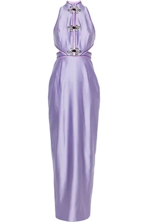 HUISHAN ZHANG Leila sleeveless satin gown