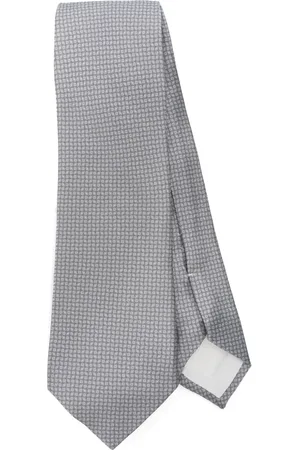 TAGLIATORE Patterned-jacquard tie