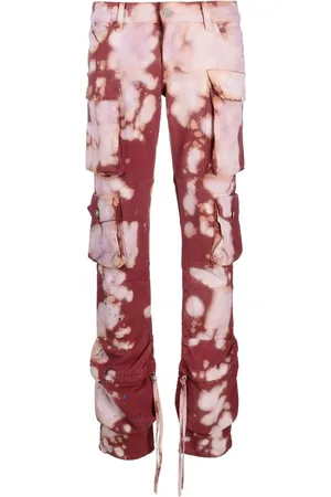 The Attico Essie tie-dye cargo trousers