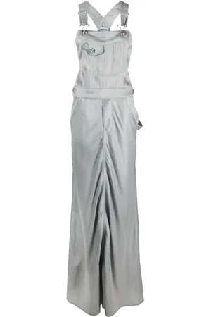 Moschino High-shine floor-length dress