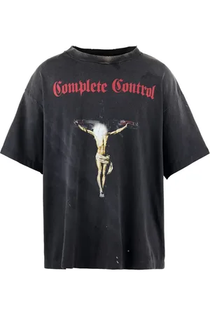 SAINT MXXXXXX Slogan-print T-shirt