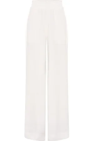 Nicholas Serrine ruched wide-leg trousers