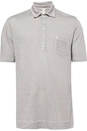 MASSIMO ALBA Short-sleeve linen polo shirt