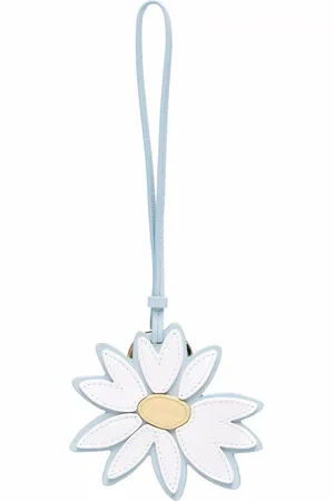 Jacquemus Floral-detail leather keyring