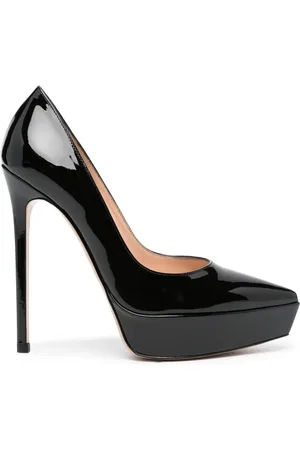 Gianvito Rossi 135mm patent leather pumps