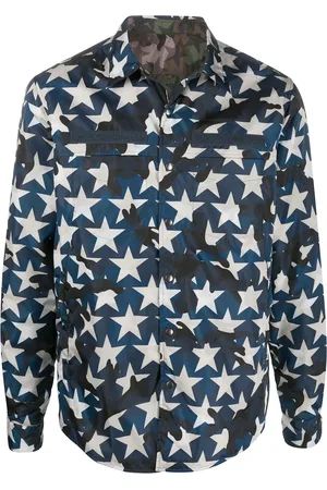 VALENTINO GARAVANI Camouflage star-print jacket