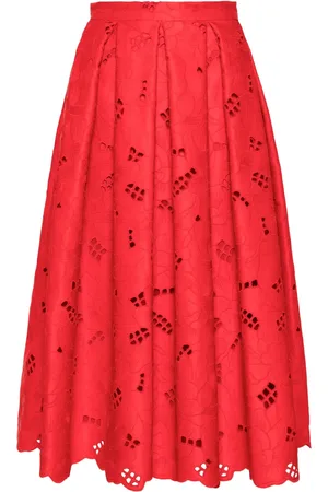 VIVETTA Broderie-anglaise full skirt