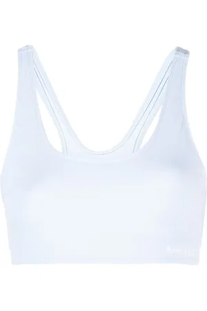 Sporty & Rich Scoop-neck sleeveless sports bra