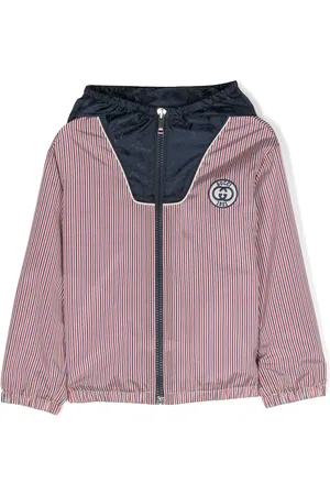 Gucci Interlocking-G-patch hooded jacket