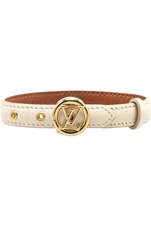 LOUIS VUITTON 2020 Leather LV Circle Bracelet costume bracelet