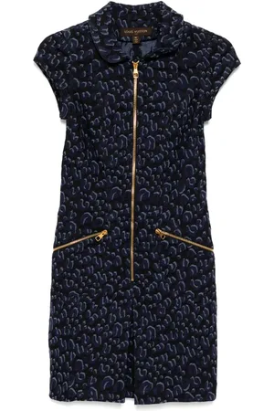 LOUIS VUITTON 2000s Leopards dress