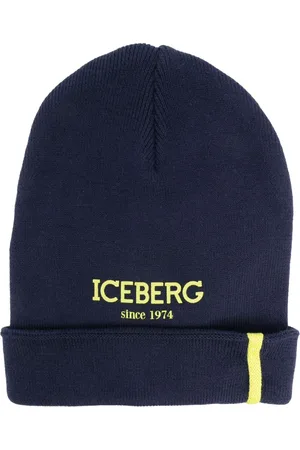 Iceberg Logo-print knitted beanie