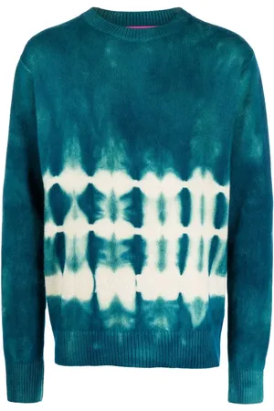 THE ELDER STATESMAN Tie-dye cashmere jumper