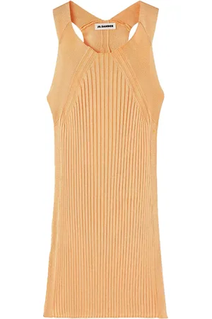 Jil Sander Sleeveless ribbed-knit top