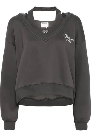Musium Div. Layered neck hoodie