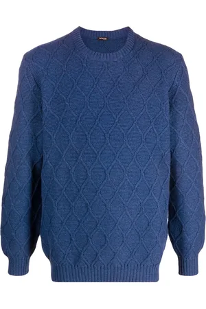 Kiton Diamond-knit cashmere jumper