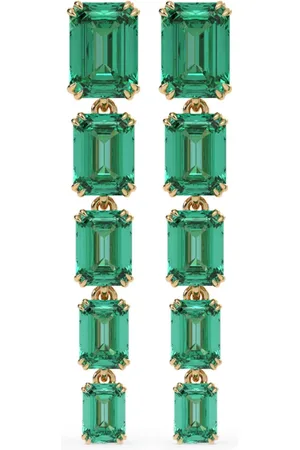 VEYNOU 14kt yellow Eden Essence emerald earrings