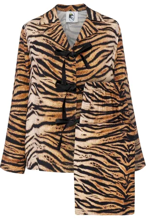 Sleeper The Bow tiger-print pajama set