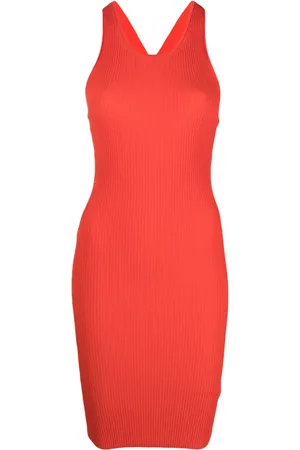 Iceberg Cut-out ribbed-knit dress