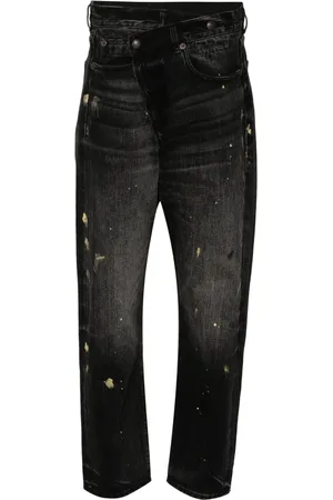 R13 Mid-rise straight-leg jeans