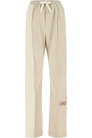 Marine Serre Logo-embroidered track pants