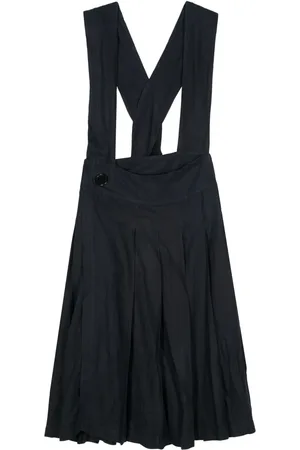Comme des Garçons 2000s dungarees-style midi skirt