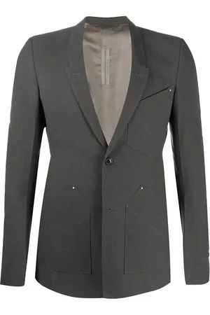 Rick Owens Geometric pocket blazer