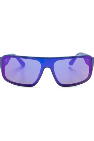 Karl Lagerfeld Logo-plaque rectangle-frame sunglasses